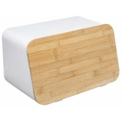Brotkasten und brett modern color weiß 37cm - 5five