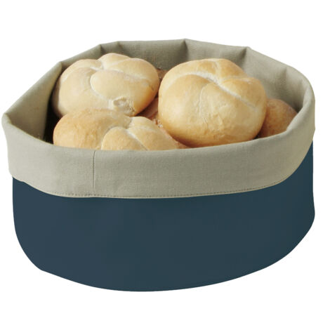 Brotkorb, rund, Durchmesser 25 cm, dunkelblau - Hendi 429051