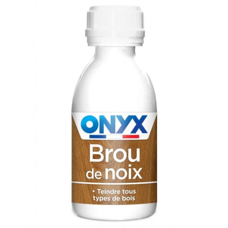 Brou de noix pour teinter toutes les boiseries, flacon 190mL
