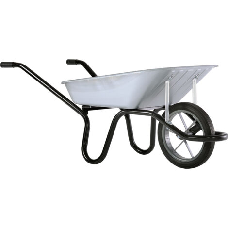 BROUETTE HAEMMERLIN AKTIV PREMIUM GALVANISÉE ROUE PLEINE 100 L-305010205-- - Gris