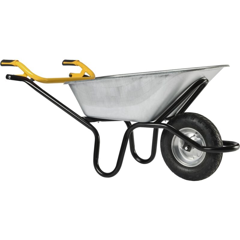 Haemmerlin - Brouette 120L anti tms expert réno up galvanisée roues gonflées - 305257001