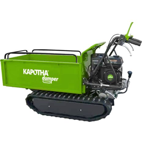 Brouette à chenilles thermique 196cc 6,5cv - Kapotha Dumper