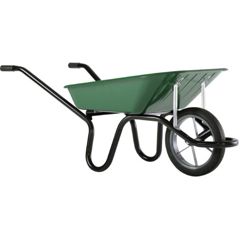 Brouette aktiv premium peinte 90l - charge utile 150 kgs roue pleine - 1049mp