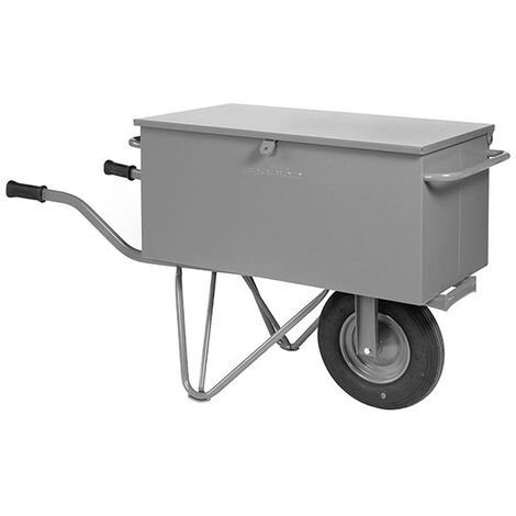 Brouette caisse outils - 1 roue increvable - Charge max 200 kg - 10839