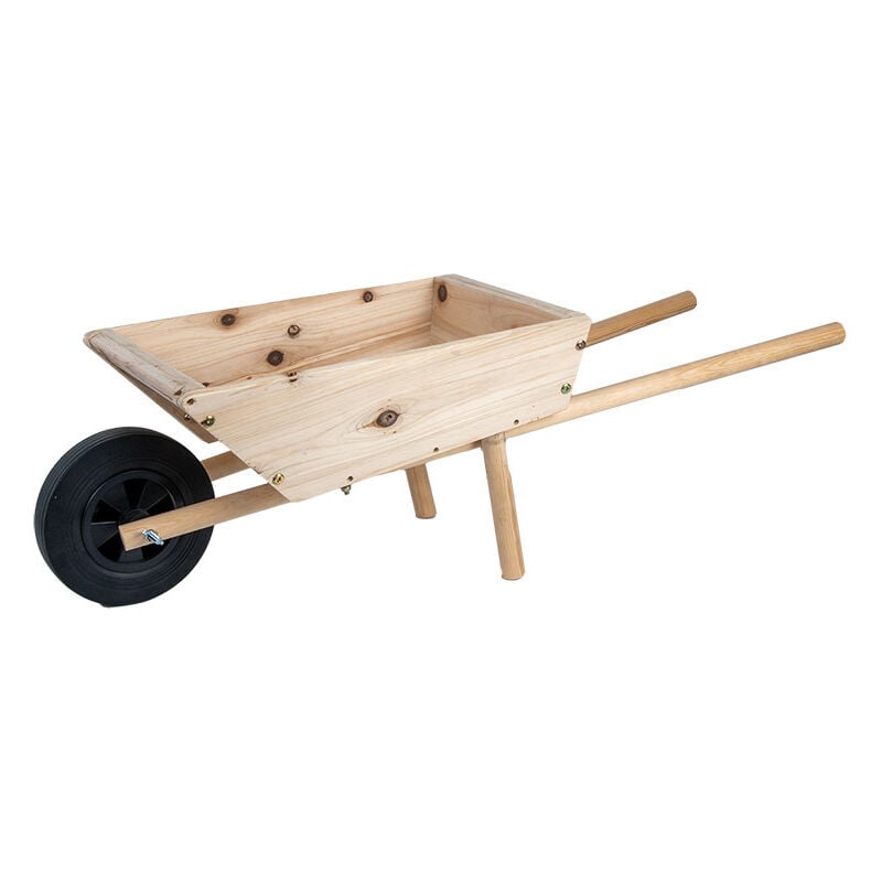 Esschert Design - Brouette en bois robuste pour enfants