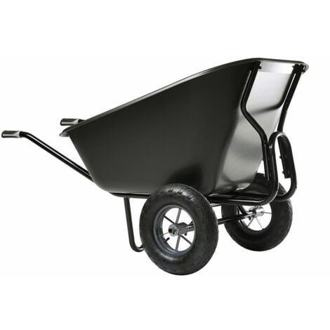 Brouette Expert Twin Excellium 300 polypro roues gonflées