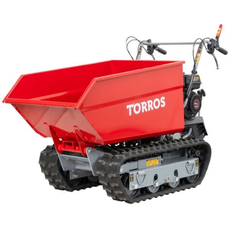 Brouette motorisée à chenilles 500kg - 6.5cv avec 4 vitesses MW-Tools MRD500H