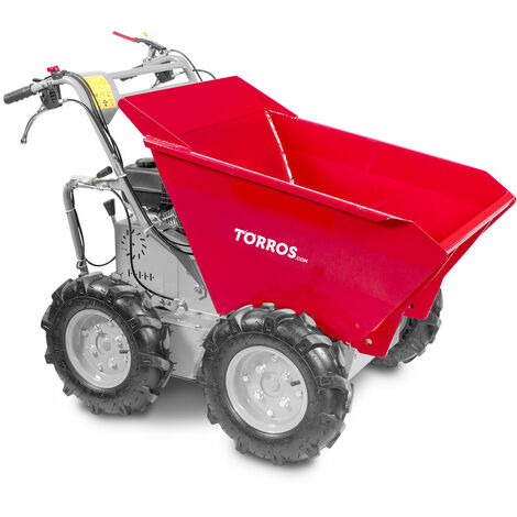 Brouette motorisée avec benne 300kg - 6.5 CH 4 vitesses Torros MD300