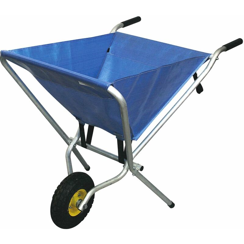 Brouette stable pliable en aluminium et nylon renforcé
