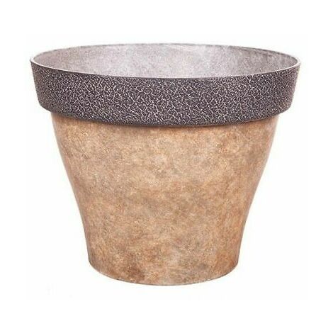 Decatur 22 in. Blanc de Blanc Resin Planter Pot