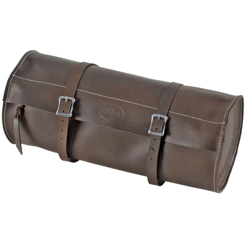 Marron - Toile de selle en cuir arrière