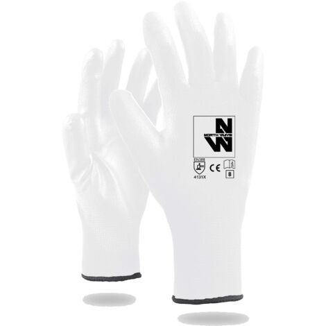 BROXA GANTS DE TRAVAIL 4001 Blanc 9