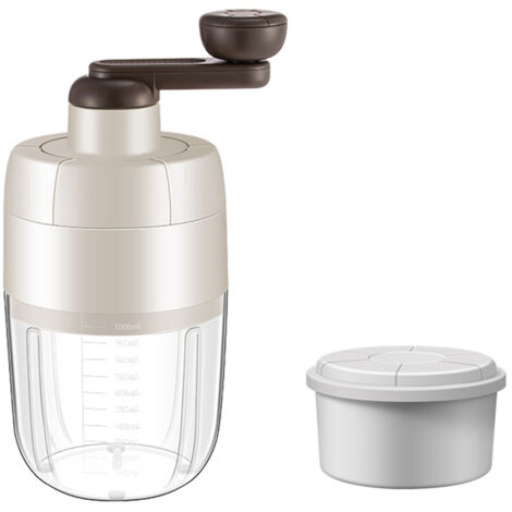 Broyeur à Glace Manuel pour Maison - Machine à Cônes de Neige Économique et Facile à Utiliser
