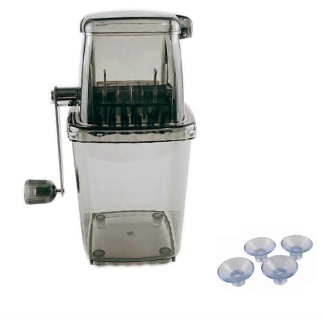 Broyeur à glace manuel rotatif pour cocktails, machine à glace domestique B--