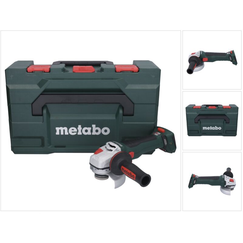 Metabo - wb 18 lt bl 11-125 Quick Meuleuse d'angle sans fil 18 v 125 mm brushless + x (613054840) - sans batterie, sans chargeur