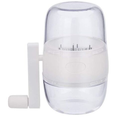 Broyeur de cacahuètes, hachoir à noix, appareil de broyage de cacahuètes, ustensile de cuisine en ABS blanc