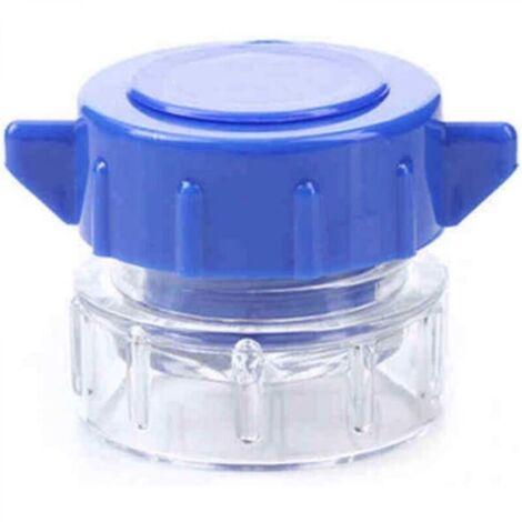 Broyeur de comprimés avec récipient en plastique multifonction portable Bleu