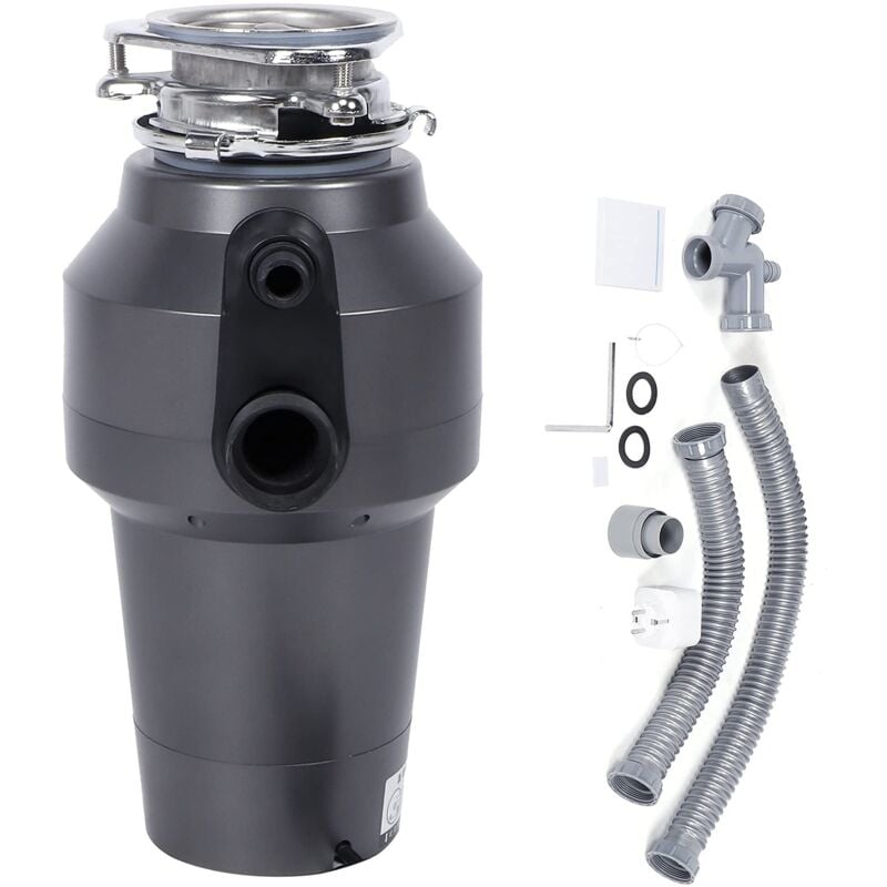 Broyeur De Déchets Alimentaires Cuisine,Broyeur de Végétaux,Broyeur de Déchets D'égout avc Commutateur sans Fil,pour Petite Maison Bureau (européenne)