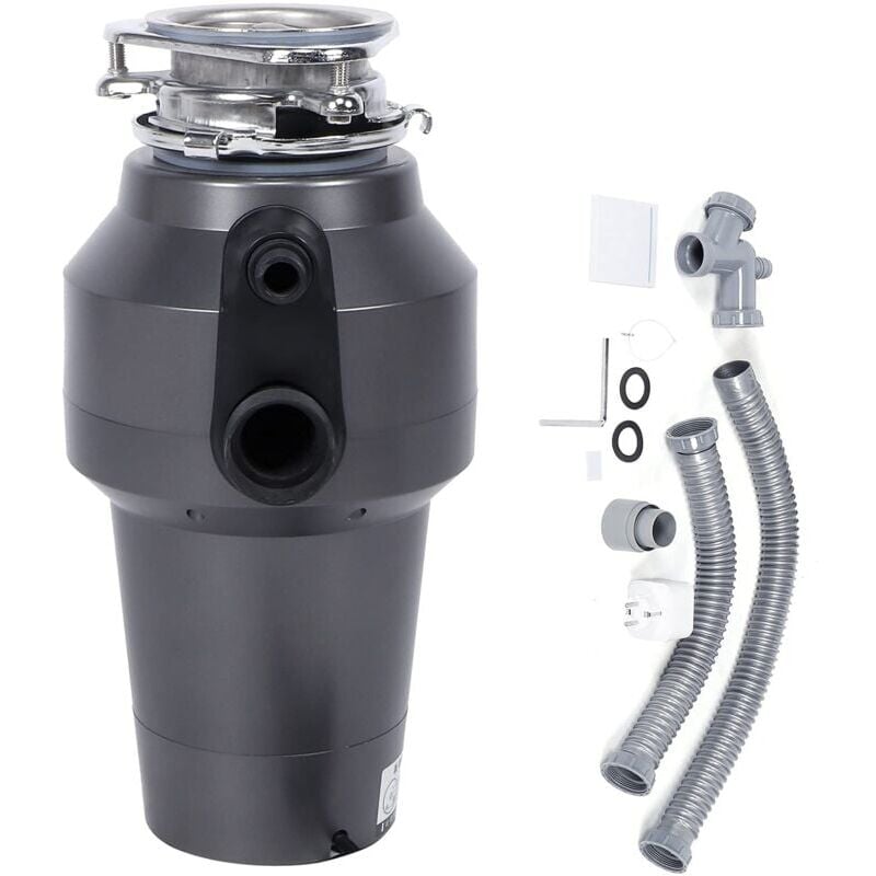 Broyeur De Déchets Alimentaires Cuisine,Broyeur de Végétaux,Broyeur de Déchets D'égout avc Commutateur sans Fil,pour Petite Maison Bureau (européenne)