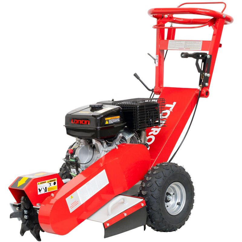 Torros - Rogneuse de souches thermique essence 15ch 420 cm³ - Diamètre de coupe 300 mm STF300
