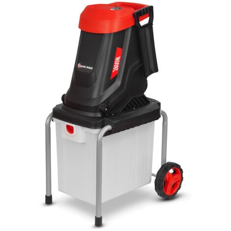 Broyeur de végétaux électrique 2800W avec bac récupérateur 50L - Elem Garden