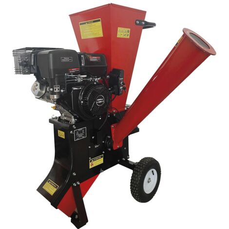 Broyeur de végétaux thermique 18 cv – Diamètre de coupe 100 mm – Moteur 420 cm3 – Démarrage électrique et manuel – Roues gonflables – Mecacraft - GBD18HTE
