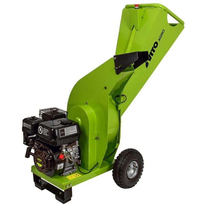 Vito - Broyeur de végétaux 7CV Branches ø 7Cm Moteur 4T 208Cm3 2 Lames de broyage