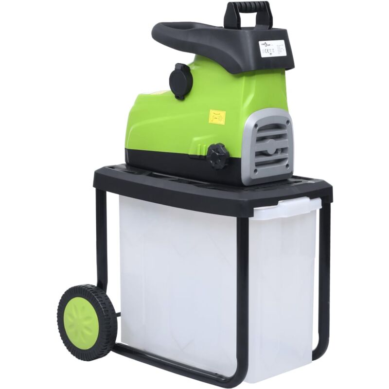 Vidaxl - Broyeur électrique de jardin avec sac de collecte 2800 w