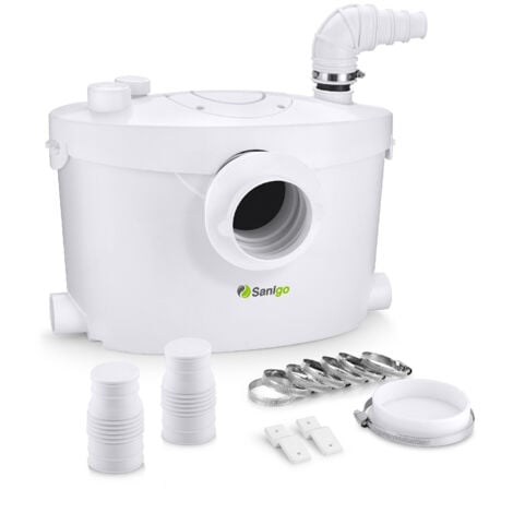 Broyeur Sanitaire Sanigo 3/1 400W puissant avec Filtre à Charbon et Panneau de Réparation