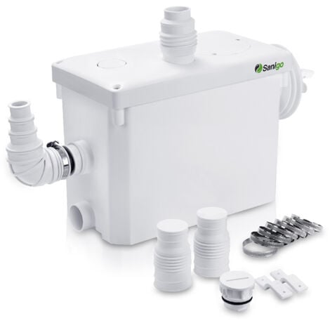 Broyeur Sanitaire Silencieux Sanigo 400W suspendue Panneau de Réparation Accessible 35dB