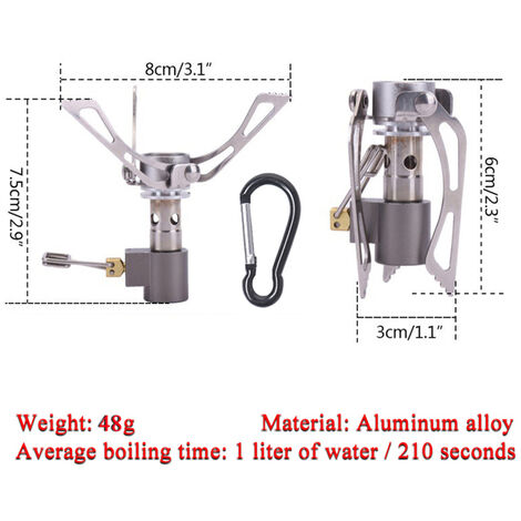 BRS 3000T mini titanium 25g cocina de gas butano estufa camping accesorios estufas de gas para casa barbacoa portátil supervivencia hornillo portatil pellet quemadores Hornillo Gas Portatil Cocina Gas