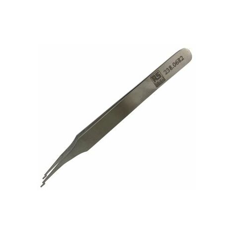 Brucelles de précision RS PRO 110SA pointe Angle en acier austénitique à faible de teneur en carbone, L. 120 mm ( Prix pour 1 )