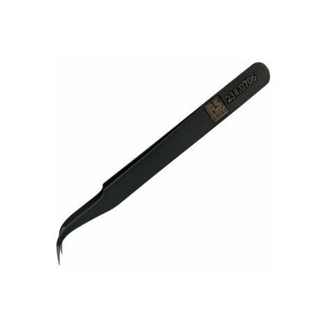 Brucelles de précision RS PRO 7AESD ESD pointe fine en acier austénitique à faible de teneur en carbone, L. 120 mm ( Prix pour 1 )