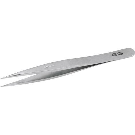 Brucelles SAM 367-16 pointe plate en inox, L. 120 mm ( Prix pour 1 )