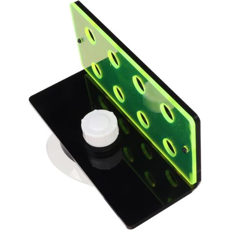 Bruchsichere Halterung für Korallen, 8 Löcher, bruchsichere Halterung für fluoreszierende grüne Korallen, Acryl-Aquarienhalterung mit Saugnäpfen, geeignet für lebende Korallen.
