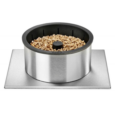 Bruciatore a pellet Q20 per inserti per caminetti e stufe con ceppi da 40 a 55 cm