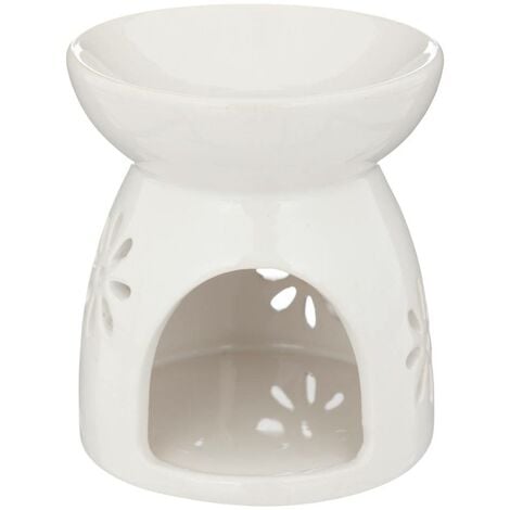 Bruciatore di incenso in ceramica White Cat