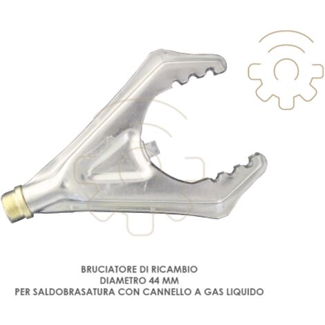 Brûleur de remplacement 44 cm – Pour torches à gaz liquide – Performance efficace pour brasage et soudure – Diamètre 40 mm