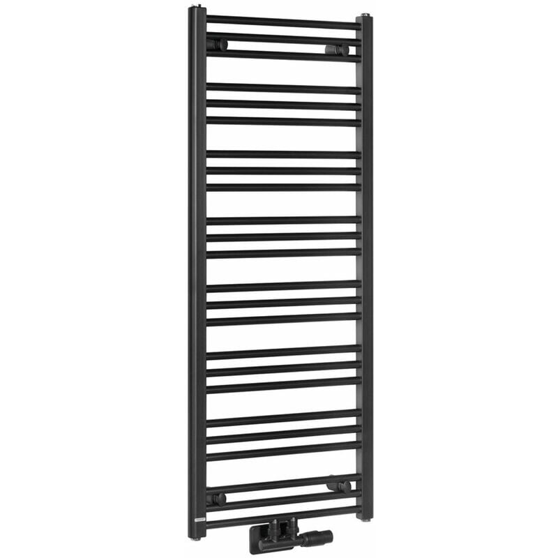 Bruckner Albrecht - Sèche-serviette 500x1250 mm, 525 W, noir 600.114.6