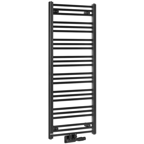 Bruckner Albrecht - Toallero eléctrico 50x125 cm, 525 W, negro 600.114.6