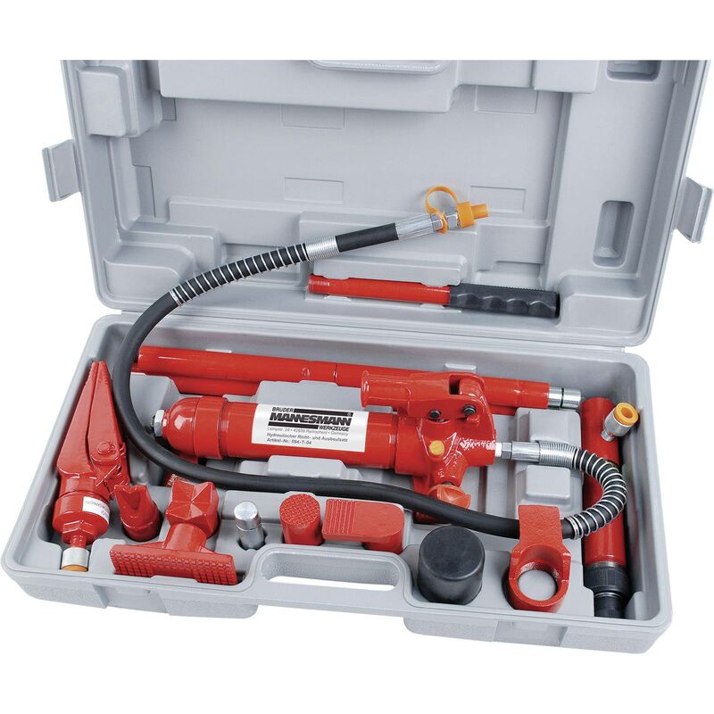 M 094-T-04 Kit de redressement et de débosselage hydraulique 4 t 1 set C52290 - Brüder Mannesmann