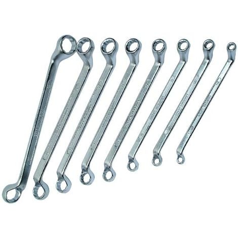 BRÜDER MANNESMANN 140-08DIN SET DE CLÉS POLYGONALES 8 PIÈCES 6-22 MM
