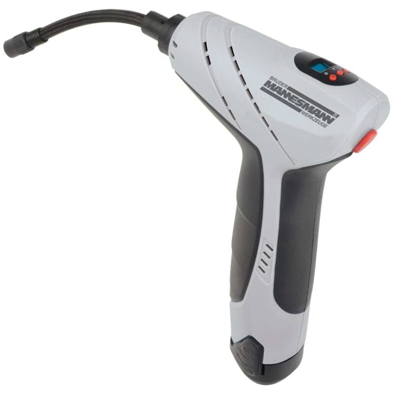 

Br � Der Mannesmann - Brüder Mannesmann Bomba de aire sin cable iones de litio 12 V - Gris