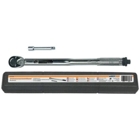 Brüder Mannesmann 183A M 183 Drehmomentschlüssel mit Umschaltknarre 1/2" (12.5 mm) 40 - 210 Nm