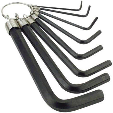 Brüder Mannesmann Brugola interna Kit di chiavi a brugola 2.5 mm, 3 mm, 4 mm, 5 mm, 6 mm, 8 mm, 10 mm, 2 mm 8 parti
