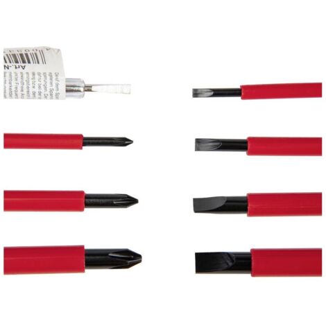Brüder Mannesmann – Coffret multi-outils pour électricien 11 pièces – Acier Chrome-Vanadium – Testeur de tension jusqu'à 1000 V – Valise de rangement - C95308
