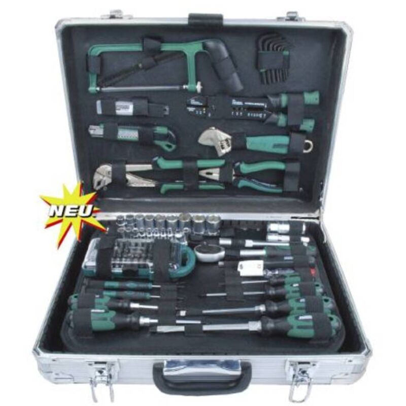Brüder Mannesmann 29072 M29072 pour les bricoleurs Mallette à outils équipée 124 pièces