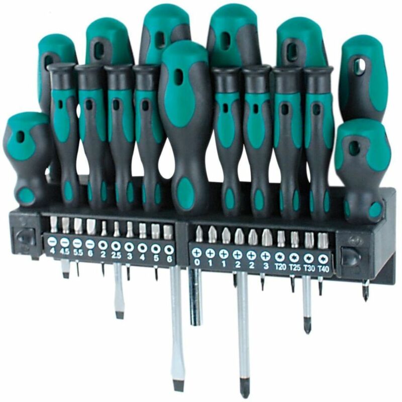 

Bh Design - Brüder Mannesmann Juego de destornilladores y puntas 37 piezas 11415