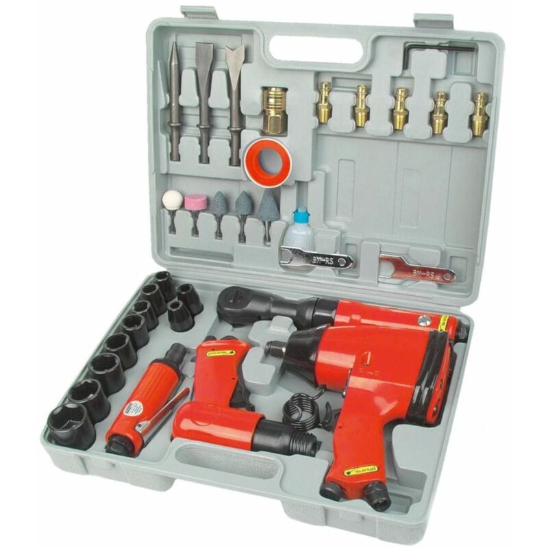 

Brüder Mannesmann Kit de herramientas neumáticas de 33 piezas 15033
