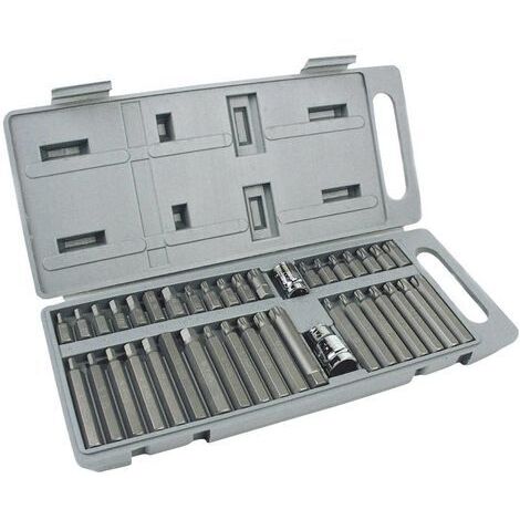Brüder Mannesmann M 187-40 Jeu d'embouts 40 pièces 6 pans intérieurs, denture multiple (XZN), TORX® intérieur C91803